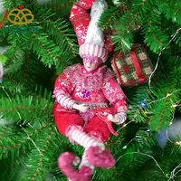 Poupée elfe en peluche, rose et blanc, offre spéciale