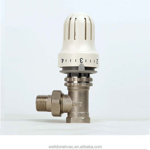 Radiador y accesorios Válvula de zona esquina válvulas termostáticas con mango blanco - Product Image 2