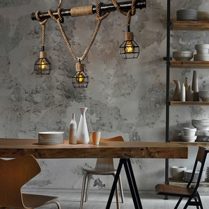 Industrial de Una sola Luz de la vendimia Mini lámpara Colgante con Jaula De Metal Sombra, Aceitado Bronce Acabado NS-125313 - Product Image 3