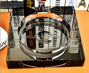 Grands <span class=keywords><strong>cendrier</strong></span> en verre/cristal personnalisé, haute qualité, livraison gratuite, Offre Spéciale - Product Image 1