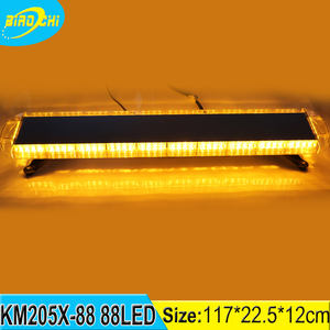 شريط إضاءة تحذير للطوارئ <span class=keywords><strong>LED</strong></span>/47 "لإنشاءات السيارة واضحة الإسكان العنبر أضواء المرور القوية - Product Image 3