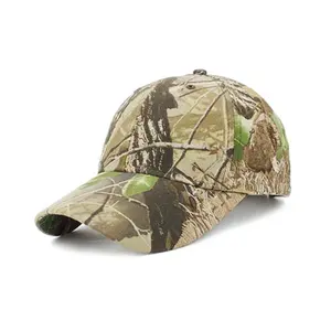 100% cotton camouflage baseball cap real tree tactical camo hat