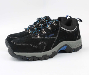 Fabricante de zapatos de seguridad personalizados de fábrica para los hombres punta de acero de cuero antideslizante impermeable puñalada resistente S3 al por mayor - Product Image 1