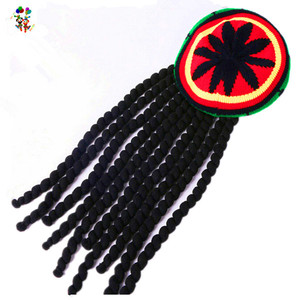 Perruques de fête synthétiques rastafariennes de qualité HPC-2527 - Product Image 1