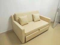 Sofá cama de futón moderno para Hospital, marco de metal, transformador, cama plegable