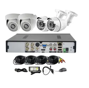 Oem & Odm 4CH Cctv Camera Systeem H.264 Diy Dvr Kit Met Cloud Mobiele App