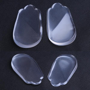 Gel de masaje de pies para pedicura ortopédica de silicona suave transparente cojín para talón trasero para bowleg - Product Image 4