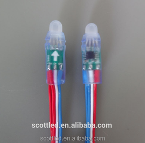 WS2811 IC รอบรูปพิกเซล12มม.ควบคุม TTL จอแสดงผลที่ดีที่สุดคุณภาพไฟ <span class=keywords><strong>LED</strong></span> <span class=keywords><strong>String</strong></span> - Product Image 2