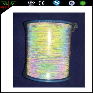 Trung Quốc Nhà Máy Cao Chất Lượng Ánh Sáng Cầu Vồng Không Gian Màu Phản Quang Pet Polyester Sợi Thêu Chủ Đề Cho Quần Áo Nhãn Biểu Tượng - Product Image 3