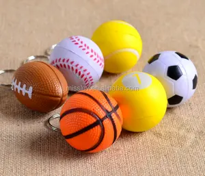 Çeşitli topları spor anahtarlık özelleştirmek futbol basketbol beyzbol softbol anahtarlık spor oyunu futbol fan hatıra hediyeler