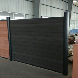 Clôture de jardin décorative en composite bois-plastique anti-UV, résistante aux intempéries et au vent, fabriquée en Chine avec certification CE - Product Image 3