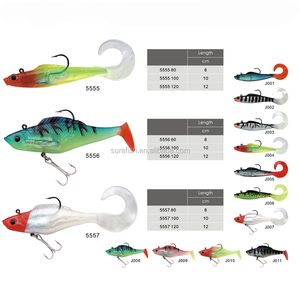 Personnalisé fait <span class=keywords><strong>pas</strong></span> <span class=keywords><strong>cher</strong></span> mustad crochet <span class=keywords><strong>leurre</strong></span> de pêche souple - Product Image 1