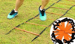 Thiết Bị Đào Tạo Bóng Đá Nhanh Chóng Phẳng Tốc Độ Tốc Độ Nhanh Nhẹn Thang Và Nón Với Mang Theo Túi - Product Image 5