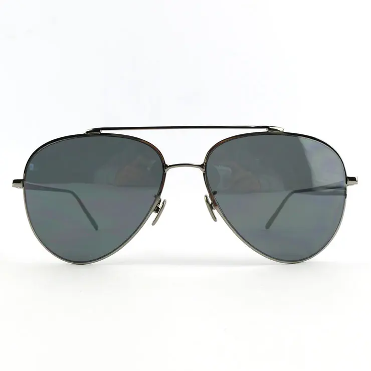 2019 Factory direct new polarized sunglasses anti-UV driving mirror frog mirror sunglasses metal sunglasses