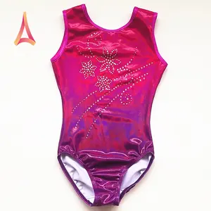Qiao — corsage Mystique et strass ombré, garniture, léopard, tenues de gymnastique pour enfants