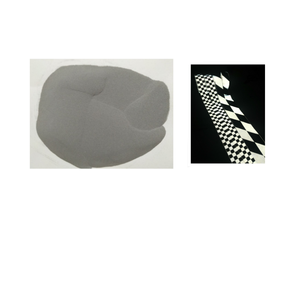 Cuenta reflectante con brillo alto para señales de carretera, Cuenta de cristal de malla 400, cuentas de aluminio recubiertas de plata en polvo para impresión de pantalla de seda - Product Image 2