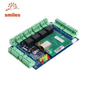 Panel de control de acceso/soporte de placa controladora Wiegand 4 puertas con comunicación TCP/IP