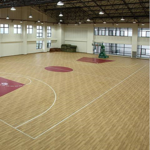 Modello PVC sport pavimentazioni tappetino tappeto pavimento in legno di acero per campo da basket portatile in plastica moderna per interni <span class=keywords><strong>Parquet</strong></span> 01 - Product Image 3