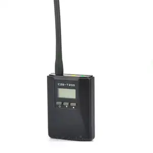 Transmissor fm portátil CZE-T200 0.1w, transmissor fm de baixa potência