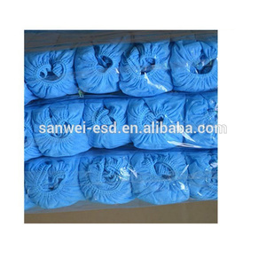 ถุงคลุมรองเท้าแบบผูกเชือก Sanwei ESD ชนิดไม่ถักทอ พร้อมหัวรองเท้าคอมโพสิตแบบใช้แล้วทิ้ง - Product Image 4