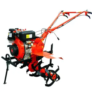 Matériel d'agriculture de jardin 12 v, 6,5 hp, mini tracteur rotatif à essence, moniteur à essence, à bas prix