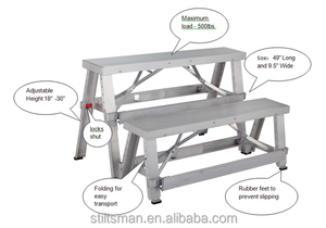 مقعد حائط من الألومنيوم قابل للتعديل - Product Image 4