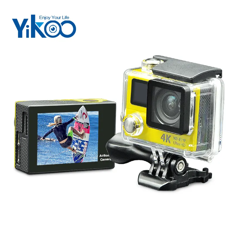 Eken H8R 4K Sport Action Camera Dual Screen Wifi Afstandsbediening Waterdicht 30M