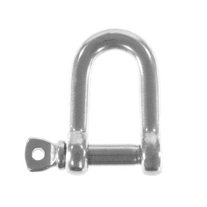 AISI 304 316 galvanisé grande chaîne de chalutage forgée réglable Dee D manilles avec goupille à vis à tête ronde - Product Image 1