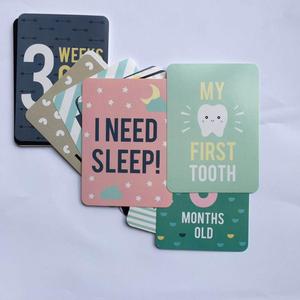 Biglietti di Auguri per le Tappe del Bambino con Stampa Personalizzata su Cartoncino e Carta per Regali di Nascita e Celebrazioni Baby Shower - Product Image 3