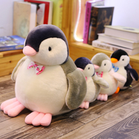 Nouveaux jouets en peluche de pingouin en peluche d'animaux mignons en gros de la Chine pour les oreillers d'anniversaire des enfants en 2019