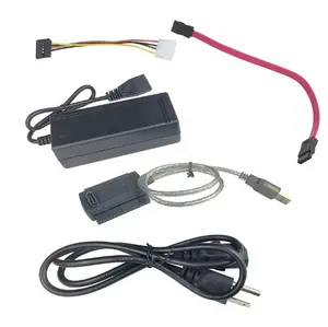 SATA/PATA/IDE para USB 2.0 Adaptador Conversor Cabo para 2.5 / 3.5 Polegadas Disco Rígido