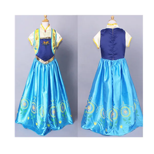 Giá Rẻ Trẻ Em Cô Gái ANNA DRESSES Công Chúa DRESS COSPLAY