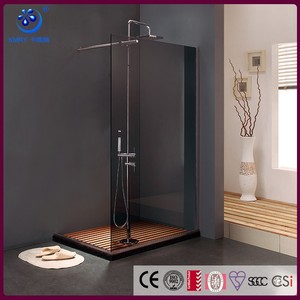 <span class=keywords><strong>Mampara</strong></span> de Ducha sin Marco Iflo Ravana de <span class=keywords><strong>Media</strong></span> Altura para Hoteles - Modelo Walk-in (KD8006) - Product Image 6