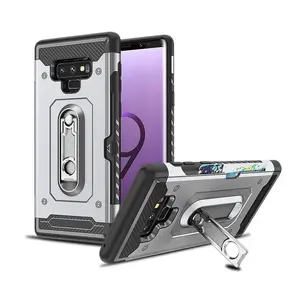 Shockproof Hummer 2 In 1 전화 케이스 삼성 케이스 스탠드 및 카드 슬롯, 삼성 갤럭시 노트 9 케이스