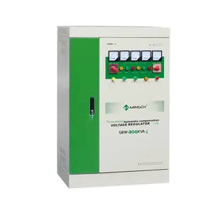 3 Phase Voltage Stabilizer 100kva MINGCH 3 Phase 220V 380V 440V AVR 300Kva 200Kva 120KVA 100Kva Automatic Voltage Regulator 100 KVA Industrial Stabilizer 90KVA