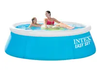 Intex 28101 6ft x 20in Sommer Easy Set Aufblasbarer Pool im Freien Hinterhof Garten Oberirdischer Pool Kids Fun Pool