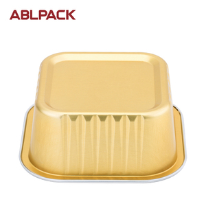 Cuadrados desechables envases de aluminio de alimentos <span class=keywords><strong>para</strong></span> <span class=keywords><strong>llevar</strong></span> contenedores de alimentos - Product Image 2