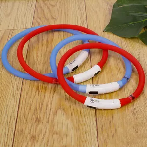 Control remoto parpadeante resplandor brillante en la oscuridad <span class=keywords><strong>TPU</strong></span> Usb recargable Led <span class=keywords><strong>Collar</strong></span> de perro - Product Image 1