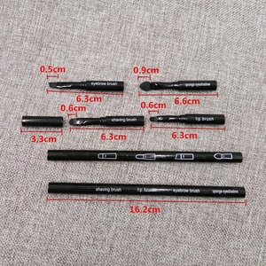 Brocha de Maquillaje Multifunción Apilable 4 <span class=keywords><strong>en</strong></span> 1, Brocha Pequeña para Afeitar, <span class=keywords><strong>Labios</strong></span>, Cejas, Esponja, Brocha para Sombras de Ojos - Product Image 3