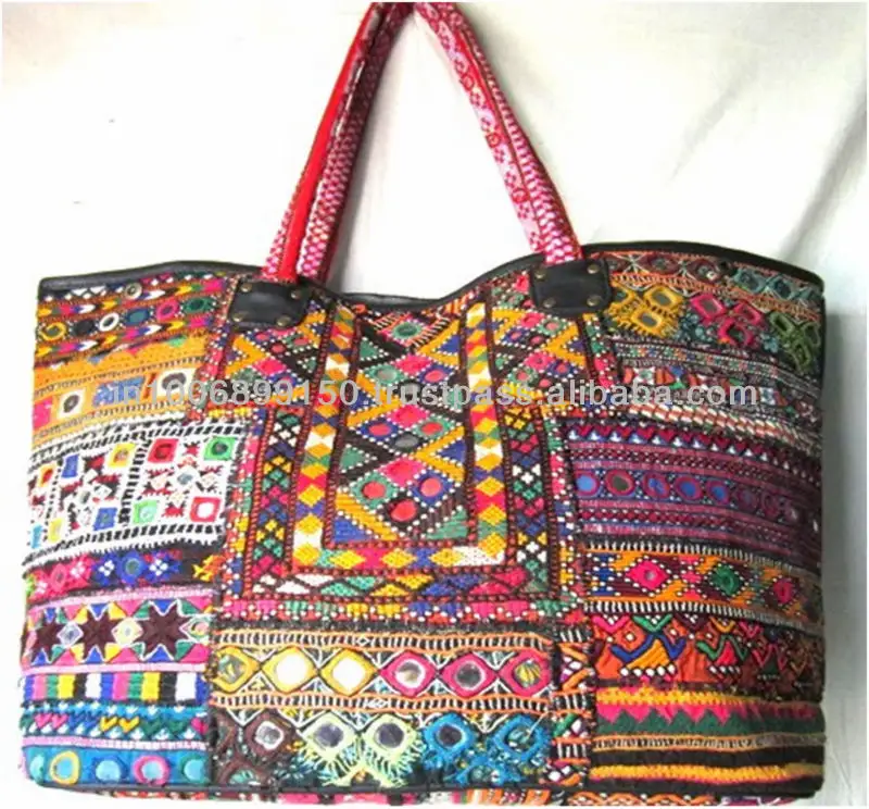 Ethnische alte Banjara Stoff Taschen Patchwork Vintage Taschen