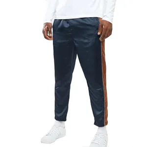 2018 neueste Mode Satin Hosen Männer Joggen Satin Capri Hosen Hose