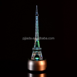 Tour eiffel en cristal gravé au laser <span class=keywords><strong>3d</strong></span>, cube souvenir, cadeau de vacances, cadeau de mariage, bon marché, tour Eiffel, de grande taille - Product Image 4