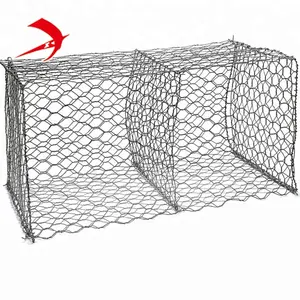 थाईलैंड 2x1x1m 3.05mm 80x100mm gabion तार जाल/gabions/gabion बाड़ आपूर्तिकर्ताओं gabion बॉक्स