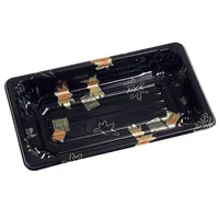 Оптовая продажа, пластиковая коробка для суши OPS с прозрачной крышкой