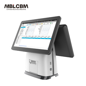 Celeron J1900 Màn hình kép Máy tính để bàn máy POS Windows/Android POS thiết bị đầu cuối cảm ứng hệ thống POS với máy in - Product Image 5