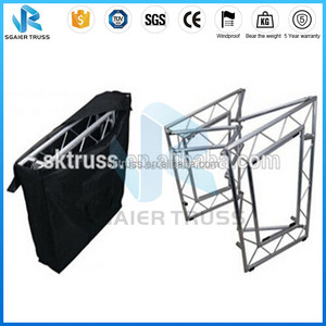 Mesa cuadrada plegable de aluminio para cabina de DJ - Product Image 5