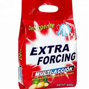 1kg cina detergente fabbrica vestiti usati lavanderia nuovo detersivo detersivo detersivo in polvere sapone in detersivo 1kg PET bag in Venezuela