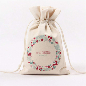 Sacos <span class=keywords><strong>de</strong></span> arpillera <span class=keywords><strong>de</strong></span> lona personalizados, <span class=keywords><strong>bolsas</strong></span> <span class=keywords><strong>de</strong></span> algodón con cordón <span class=keywords><strong>de</strong></span> <span class=keywords><strong>Navidad</strong></span> con logotipo, venta al <span class=keywords><strong>por</strong></span> <span class=keywords><strong>mayor</strong></span>, precio bajo - Product Image 4