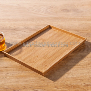 Bandeja de <span class=keywords><strong>madera</strong></span> de bambú cuadrada, simple, grande, barata - Product Image 4