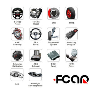 Los vehículos de gasolina 12v, VW, Audi, Mercedes benz, BMW, jeep, GMC, MG, Renault, Fiat, Fcar F3-W escánear automáticamente - Product Image 6